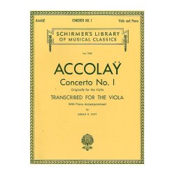 Jean Baptiste Accolay: Concerto No. 1 (Viola And Piano)