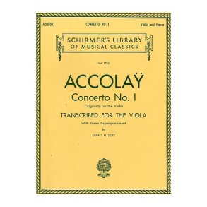 Jean Baptiste Accolay: Concerto No. 1 (Viola And Piano)