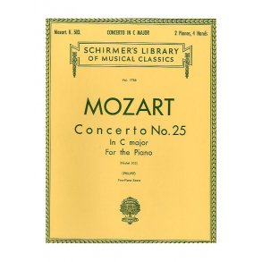 W.A. Mozart: Piano Concerto No.25 In C K.503 (2 Piano Score)