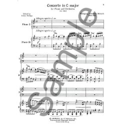 W.A. Mozart: Piano Concerto No.8 In C K.246 (2 Piano Score)