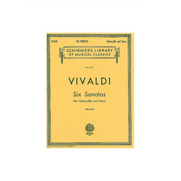 Antonio Vivaldi: Six Sonatas For Cello