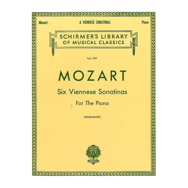 W.A. Mozart: Six Viennese Sonatinas For Piano (Ed. Prostakoff)