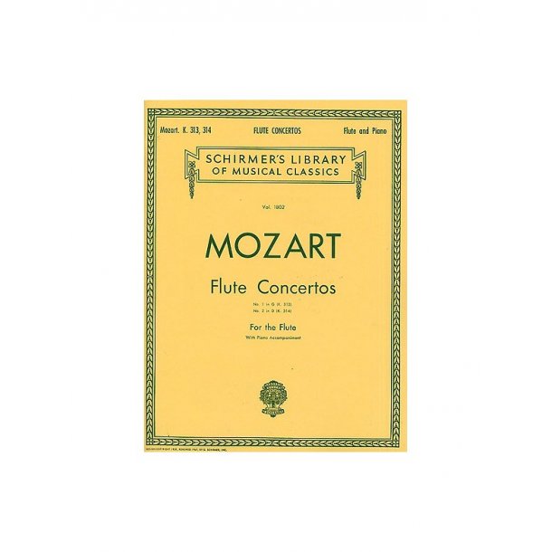 W.A. Mozart: Flute Concertos No. 1 In G (K.313) And No. 2 In D (K.314)