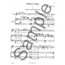 Antonin Dvorak: Biblical Songs Op.99 (Low Voice)