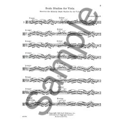 Leonard Mogill: Scales Studies For Viola Based On Hrimaly Scale Studies