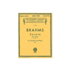 Johannes Brahms: Sonata For Clarinet And Piano In F Minor Op.120 No.1