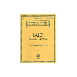 Edouard Lalo: Cello Concerto In D Minor (Piano Reduction)