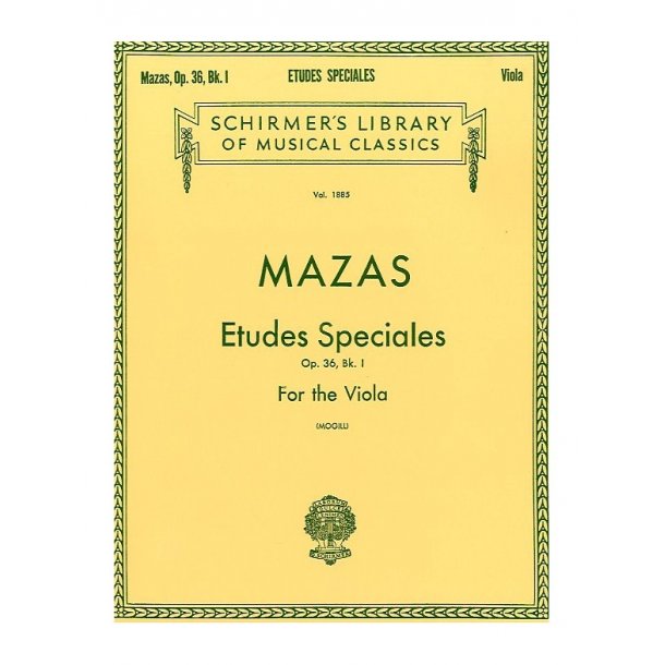Jacques F. Mazas: Etudes Speciales Op.36 Book 1 (Viola)
