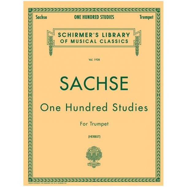 Ernst Sachse: 100 Studies For Trumpet Solo