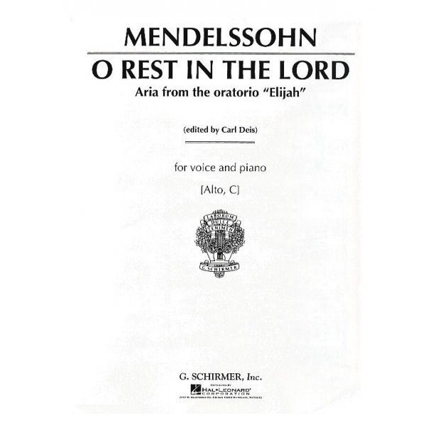 Felix Mendelssohn: O Rest In The Lord (Elijah)