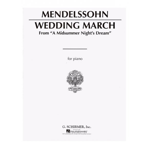 Felix Mendelssohn: Wedding March (Piano Solo)