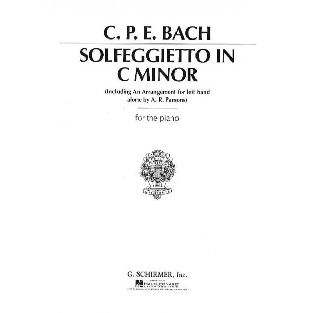 C.P.E. Bach: Solfeggietto In C Minor (Two Versions)