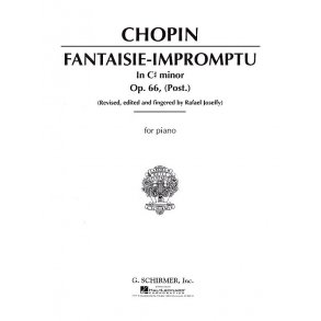 Frederic Chopin: Fantasie Impromptu In C Sharp Minor Op.66 (Piano)