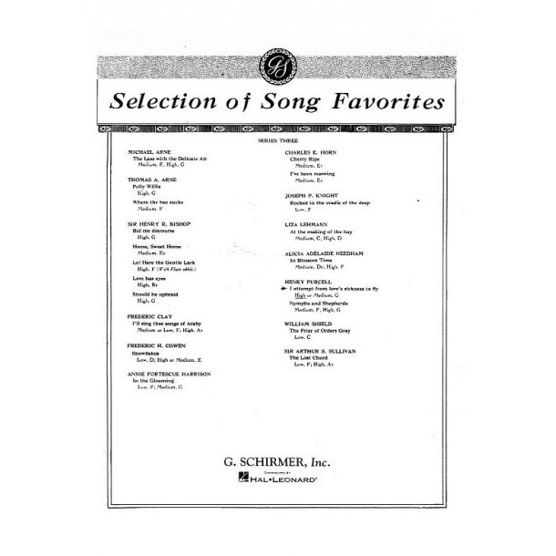 Henry Purcell: I Attempt From Love's Sickness To Fly