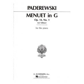 Ignacy Paderewski: Menuet In G Op.14 No.1