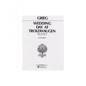 Edvard Grieg: Wedding Day At Troldhaugen (Piano Solo)