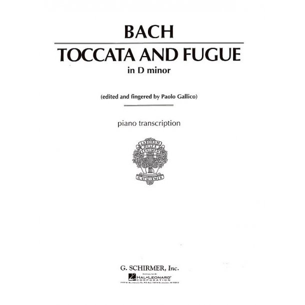 J.S. Bach: Toccata And Fugue In D Minor For Piano BWV565 (Tausig)