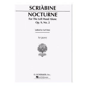Alexander Scriabin: Nocturne For The Left Hand Op.9 No.2