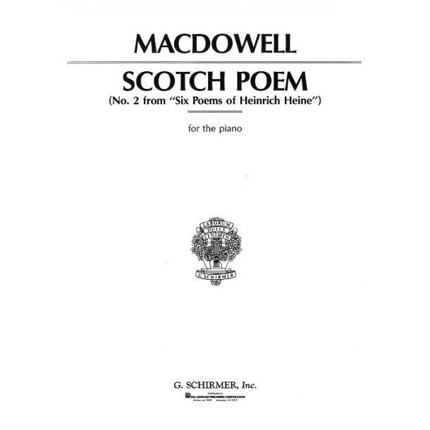 Edward MacDowell: Scotch Poem Op.31 No.2