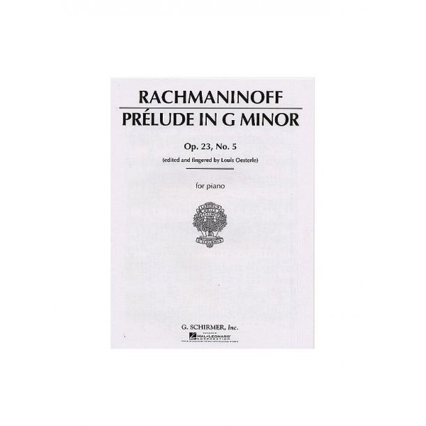 Sergei Rachmaninov: Prelude In G Minor Op.23 No.5