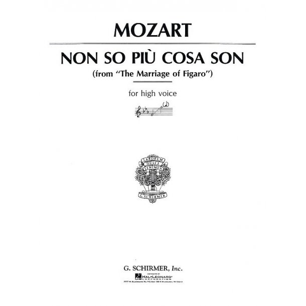 W.A. Mozart: Non So Piu Cosa Son (Le Nozze Di Figaro)