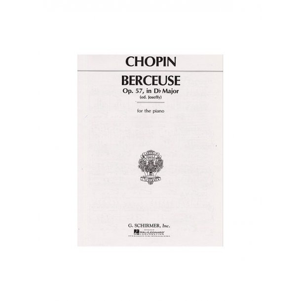Frederic Chopin: Berceuse In D Flat Major Op.57