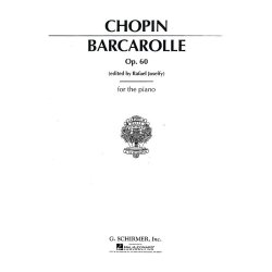 Frederic Chopin: Barcarolle In F Sharp Op.60