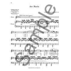 Franz Schubert: Ave Maria Op.52 No.6 (Medium Voice)