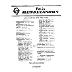 Felix Mendelssohn: Consolation Op.30 No.9