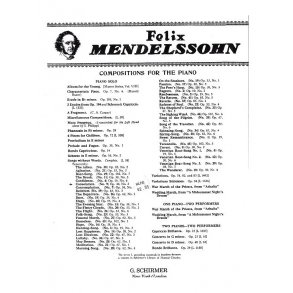 Felix Mendelssohn: Consolation Op.30 No.9