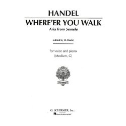 G.F. Handel: Where'er You Walk (Medium Voice)