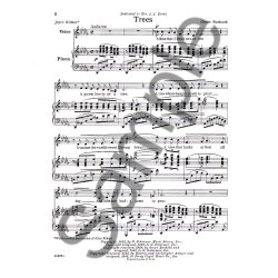 Oscar Rasbach: Trees (Medium-Low Voice)