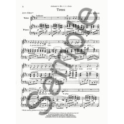 Oscar Rasbach: Trees (Medium High Voice)