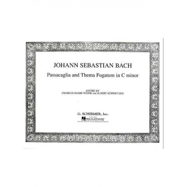 J.S Bach: Passacaglia And Thema Fugatum In C Minor