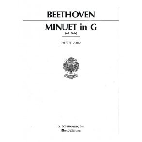 Ludwig Van Beethoven: Minuet In G (Piano)