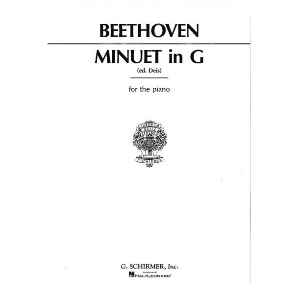 Ludwig Van Beethoven: Minuet In G (Piano)