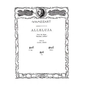 W.A. Mozart: Alleluia From Exsultate Jubilate (High Voice)