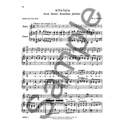 W.A. Mozart: Alleluia From Exsultate Jubilate (Low Voice)