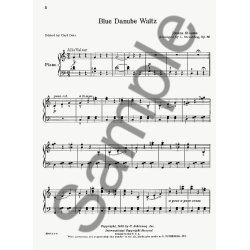 Johann Strauss II: Blue Danube Waltz (Piano)