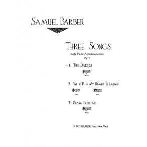 Samuel Barber: Daisies Op.2 No.1 (Medium Voice)