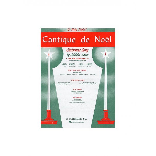 Adolphe Adam: Cantique De Noel (O Holy Night) For Low Voice In B Flat
