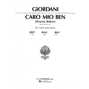Giuseppe Giordani: Caro Mio Ben (Low Voice)