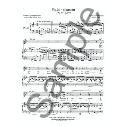 Giovanni Martini: Plaisir D'Amour (Medium-High Voice)