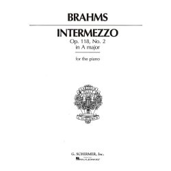 Johannes Brahms: Intermezzo In A Op.118 No.2