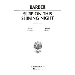 Samuel Barber: Sure On This Shining Night Op.13 No.3 (High Voice)