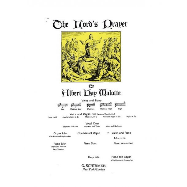 Albert Hay Malotte: The Lord's Prayer (Violin/Piano)