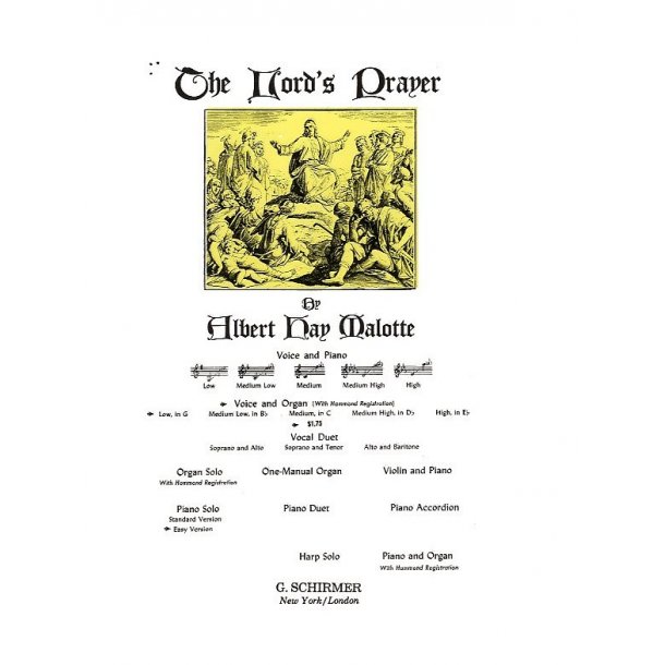 Albert Hay Malotte: The Lord's Prayer (Low Voice/Organ)