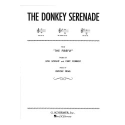 Rudolf Friml: Donkey Serenade (Medium Voice)