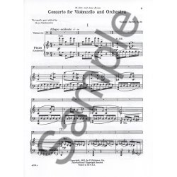 Samuel Barber: Concerto For Violoncello And Orchestra (Cello/Piano)