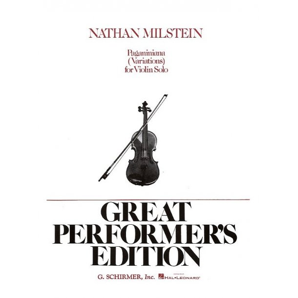 Nathan Milstein: Paganiniana For Violin